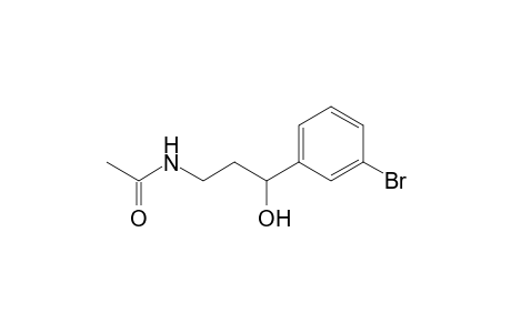N-[3-(3-Bromophenyl)-3-hydroxypropyl]acetamide