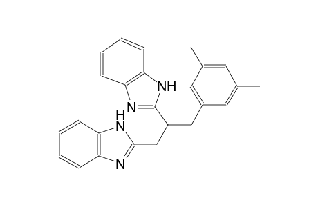 1H-benzimidazole, 2-[2-(1H-benzimidazol-2-yl)-1-[(3,5-dimethylphenyl)methyl]ethyl]-