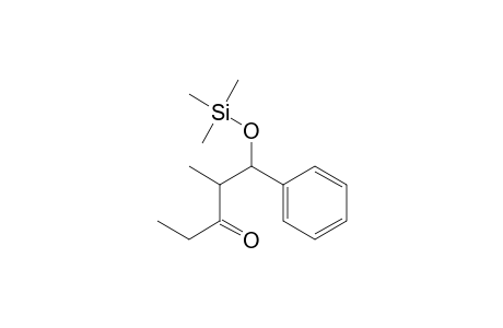 2-Methyl-1-phenyl-1-trimethylsilyloxy-pentan-3-one