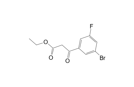 Ethyl (3-bromo-5-fluorobenzoyl)acetate