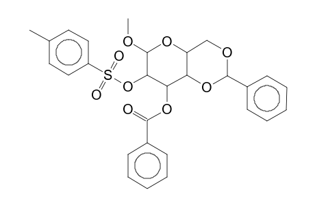 alpha-D-GLUCOPYRANOSIDE, 4,6-BENZYLIDEN-3-O-BENZOYL-1-O-METHYL-2-O-(p-TOSYL)-