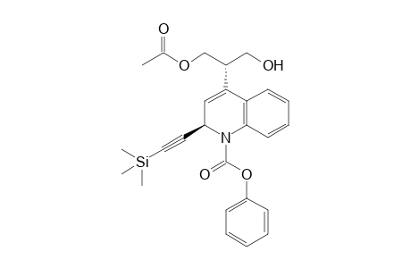 Phenyl (2R)-4-[(S)-1-Acetoxy-3-hydroxyprop-2-yl]-2-[(trimethylsilyl)-ethynyl]-1,2-dihydroquinoline-1-carboxylate