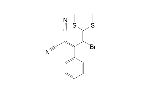 2-[2-bromo-3,3-bis(methylthio)-1-phenyl-prop-2-enylidene]malononitrile