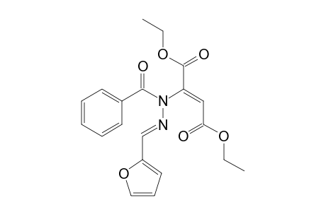 Diethyl 2-[(E)-1-Benzoyl-2-(furan-2-ylmethylene)hydrazinyl]fumarate