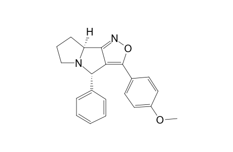 (4S,8aS)-3-(4-methoxyphenyl)-4-phenyl-6,7,8,8a-tetrahydro-4H-isoxazolo[3,4-a]pyrrolizine