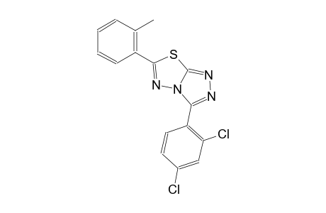 3-(2,4-dichlorophenyl)-6-(2-methylphenyl)[1,2,4]triazolo[3,4-b][1,3,4]thiadiazole