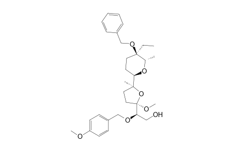 (R)-2-[(2R,5S)-5-[(2R,5R,6S)-5-Benzyloxy-5-ethyl-6-methyltetrahydropyran-2-yl]-2-methoxy-5-methyltetrahydrofuran-2-yl]-2-(4-methoxybenzyloxy)ethanol