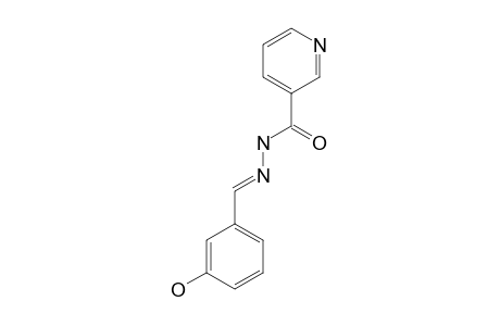 N'-(3-HYDROXYBENZYLIDENE)-NICOTINO-HYDRAZIDE