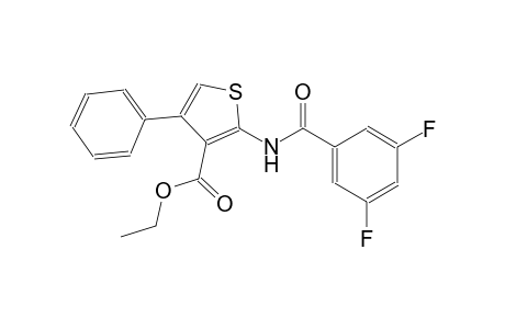 ethyl 2-[(3,5-difluorobenzoyl)amino]-4-phenyl-3-thiophenecarboxylate