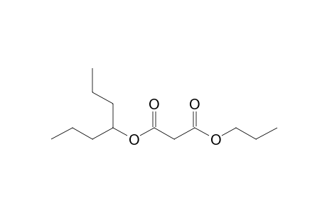 Malonic acid, 4-heptyl propyl ester