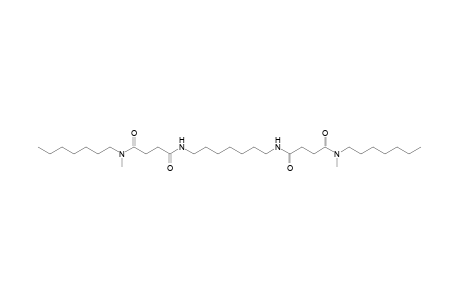 N-Heptyl-N'-(7-[3-(heptyl-methyl-carbamoyl)-propionylamino]-heptyl)-N-methyl-succinamide