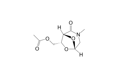 [(1R,5R,6R)-3-methyl-4-oxidanylidene-7,8-dioxa-3-azabicyclo[3.2.1]octan-6-yl]methyl ethanoate