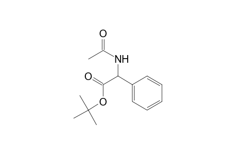 Benzeneacetic acid, .alpha.-(acetylamino)-, 1,1-dimethylethyl ester, (.+-.)-