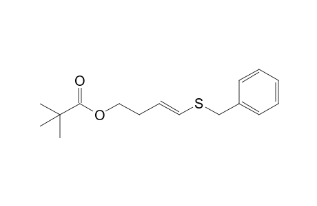 1-(Benzylthio)-4-(trimethylacetoxy)but-1-ene