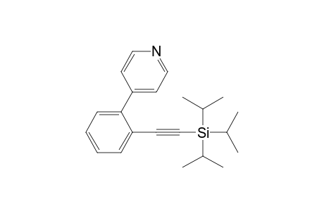 tri(propan-2-yl)-[2-(2-pyridin-4-ylphenyl)ethynyl]silane