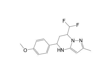 7-(difluoromethyl)-5-(4-methoxyphenyl)-2-methyl-4,5,6,7-tetrahydropyrazolo[1,5-a]pyrimidine