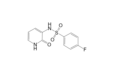 4-Fluoranyl-N-(2-oxidanylidene-1H-pyridin-3-yl)benzenesulfonamide