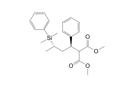 2-[(1R,3S)-3-[dimethyl(phenyl)silyl]-1-phenyl-butyl]malonic acid dimethyl ester