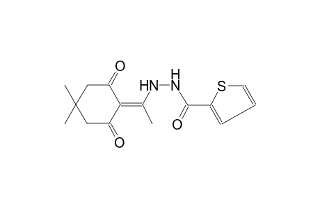 2-thiophenecarboxylic acid, 2-[1-(4,4-dimethyl-2,6-dioxocyclohexylidene)ethyl]hydrazide