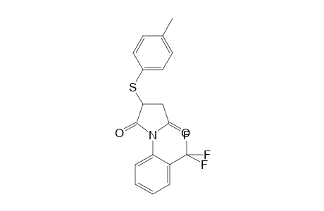 Pyrrolidine-2,5-dione, 1-(2-trifluoromethylphenyl)-3-(4-methylphenylthio)-