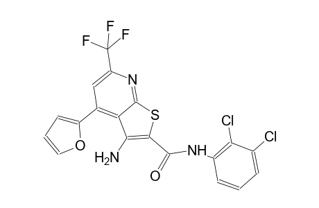 3-amino-N-(2,3-dichlorophenyl)-4-(2-furyl)-6-(trifluoromethyl)thieno[2,3-b]pyridine-2-carboxamide