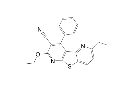8-Cyano-7-ethoxy-2-ethyl-9-phenylthieno[2,3-b:4,5-b']dipyridine
