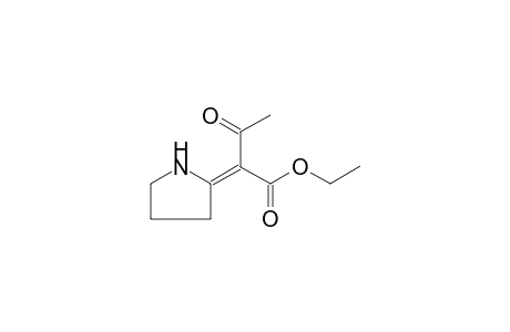 ethyl (2E)-3-oxo-2-(2-pyrrolidinylidene)butanoate