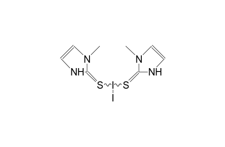 Bis(1-methyl-imidazole-2-thione) diiodine complex