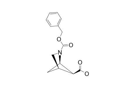(1R*,4S*,5S*)-2-N-BENZYLOXYCARBONYL-2-AZABICYCLO-[2.1.1]-HEXANE-5-CARBOXYLIC-ACID
