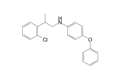 N-(2-(2-Chlorophenyl)propyl)-4-phenoxyaniline
