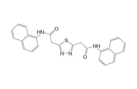 N-(1-naphthyl)-2-{5-[2-(1-naphthylamino)-2-oxoethyl]-1,3,4-thiadiazol-2-yl}acetamide