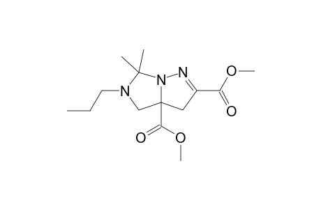 3,5-Dimethoxycarbonyl-8,8-dimethyl-7-propyl-1,2.7-triazabicyclo[3.3.0]oct-2-ene