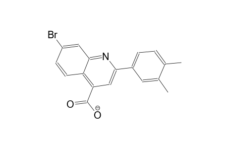 7-bromo-2-(3,4-dimethylphenyl)-4-quinolinecarboxylate