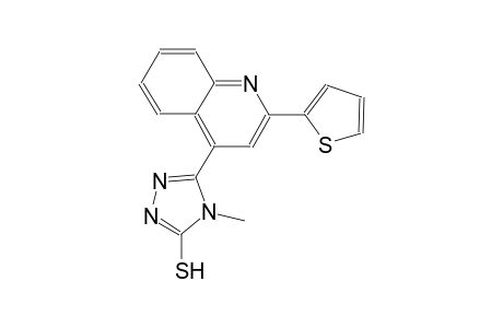 4-methyl-5-[2-(2-thienyl)-4-quinolinyl]-4H-1,2,4-triazole-3-thiol