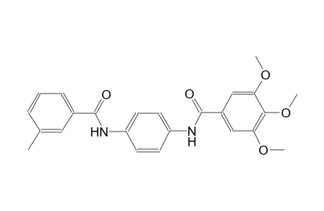 3,4,5-trimethoxy-N-{4-[(3-methylbenzoyl)amino]phenyl}benzamide