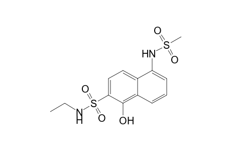 2-Naphthalenesulfonamide, N-ethyl-1-hydroxy-5-[(methylsulfonyl)amino]-