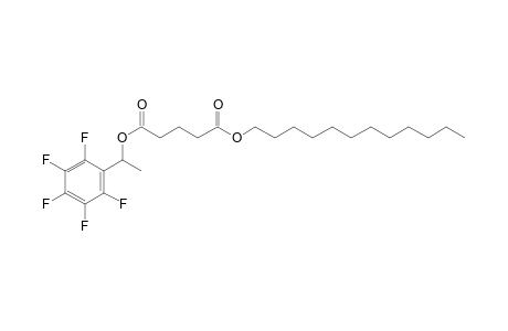 Glutaric acid, dodecyl 1-(pentafluorophenyl)ethyl ester