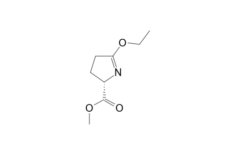 2H-Pyrrole-2-carboxylic acid, 5-ethoxy-3,4-dihydro-, methyl ester, (S)-