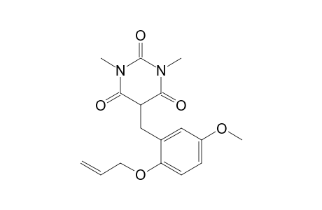 5-(2-allyloxy-5-methoxy-benzyl)-1,3-dimethyl-barbituric acid
