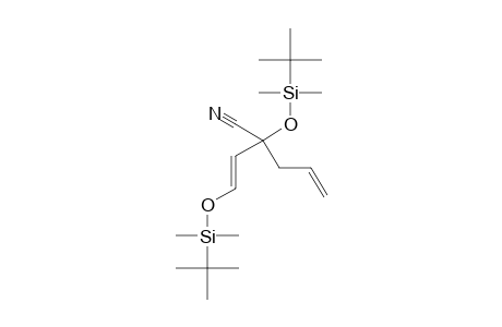 2-(tert-butyl-dimethylsilyl)oxy-2-[(E)-2-(tert-butyl-dimethylsilyl)oxyethenyl]pent-4-enenitrile