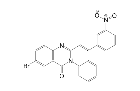 6-bromo-2-[(E)-2-(3-nitrophenyl)ethenyl]-3-phenyl-4(3H)-quinazolinone