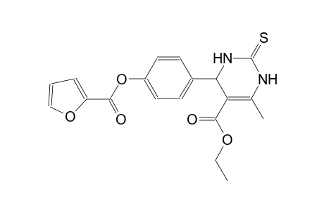 5-pyrimidinecarboxylic acid, 4-[4-[(2-furanylcarbonyl)oxy]phenyl]-1,2,3,4-tetrahydro-6-methyl-2-thioxo-, ethyl ester