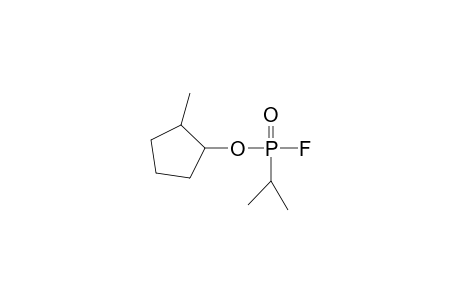 2-Methylcyclopentyl isopropylphosphonofluoridoate