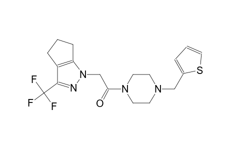 1-{2-oxo-2-[4-(2-thienylmethyl)-1-piperazinyl]ethyl}-3-(trifluoromethyl)-1,4,5,6-tetrahydrocyclopenta[c]pyrazole