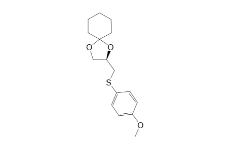 (R)-4-[[(PARA-METHOXYPHENYL)-THIO]-METHYL]-2-SPIRO-CYCLOHEXYL-1,3-DIOXOLANE