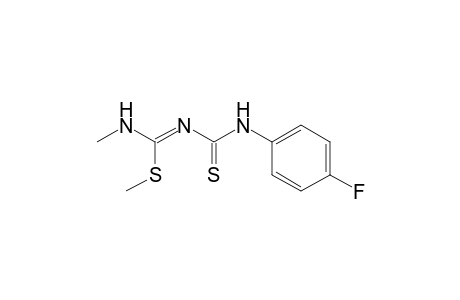 (Z)-methyl N'-(4-fluorophenyl)carbamothioyl-N-methylcarbamimidothioate