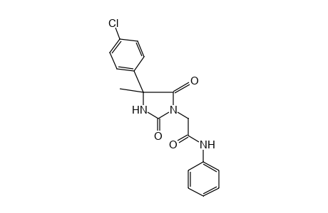 4-(p-chlorophenyl)-2,5-dioxo-4-methyl-1-imidazolidineacetanilide