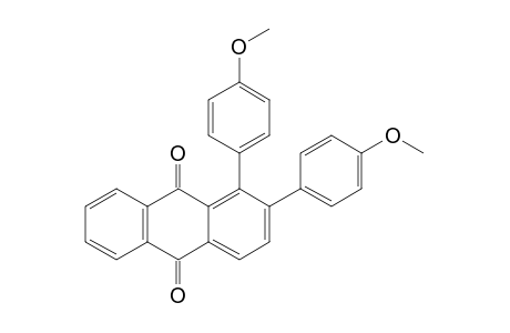 1,2-Bis(4-methoxyphenyl)anthraquinone