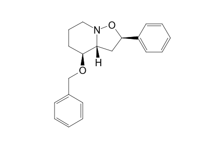 (2R,3aR,4S)-2-phenyl-4-benzyloxy-hexahydroisoxazolo[2,3-a]pyridine
