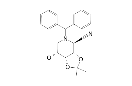 2-N-BENZHYDRYL-2,6-DIDEOXY-2,6-IMINO-3,4-O-ISOPROPYLIDENE-D-ALLONONITRILE